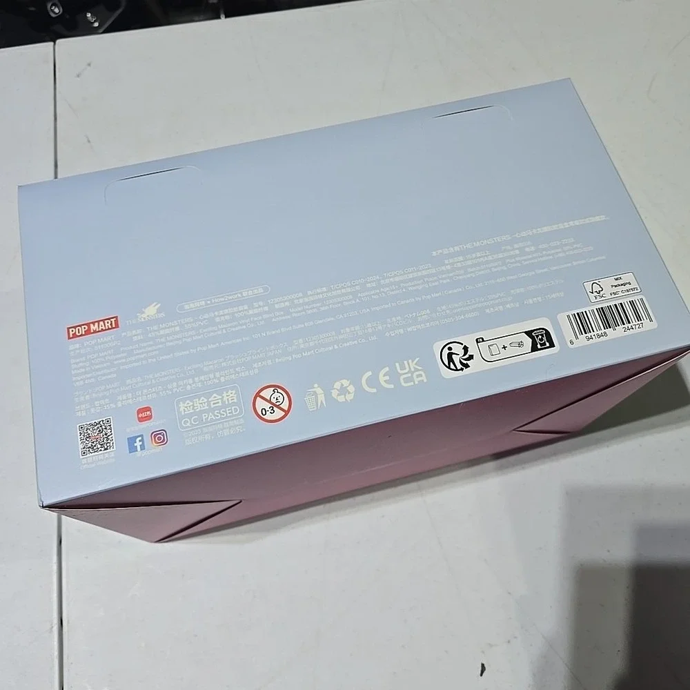 Labubu The Monsters Exciting Macaron EMPTY COLLECTOR BOX‎ Case